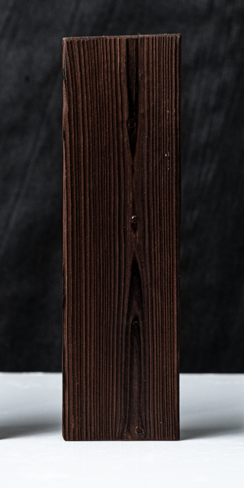 Charred wood board — Wenge - Balance Light