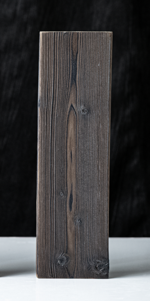 Charred wood board — Rock - Balance, Charred board tones