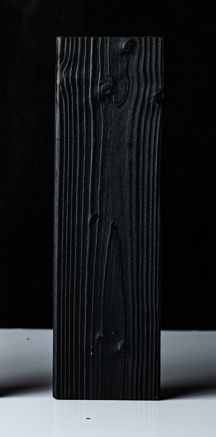 Charred wood board — Dark Night - Balance, Charred board tones